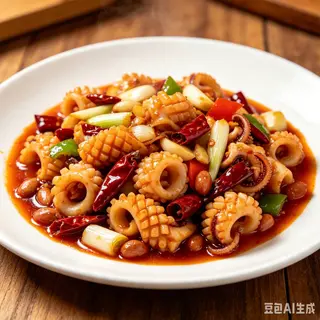sípia amb salsa picant