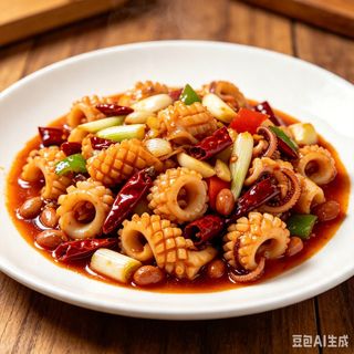 sípia amb salsa picant