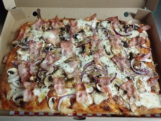 Pizza Carbonara Familiar