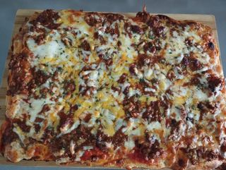 Pizza Chili con Carne Familiar