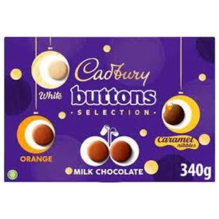 Cadbury White Buttons Selection 340g (4x85g)