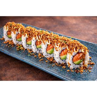 92. Uramaki Crunchy De Salmón (8 Uds.)