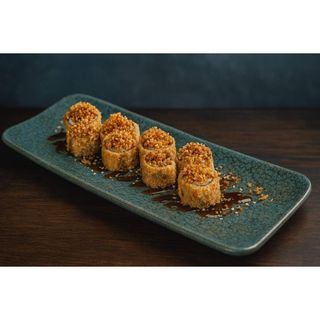 53. Shake Tempura Maki (8 Uds.)(炸三文鱼卷)