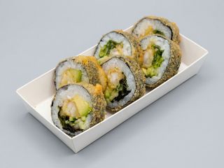 Fried EBI rolls 6 uds