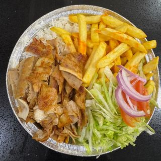  Plato kebab Con Arroz