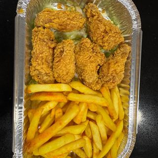 menu alitas de  pollo