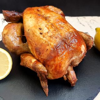 MEDIO POLLO CON ARROZ