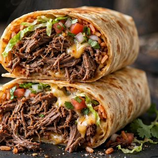 Burrito De Ternera Mechado (30 Cm.)