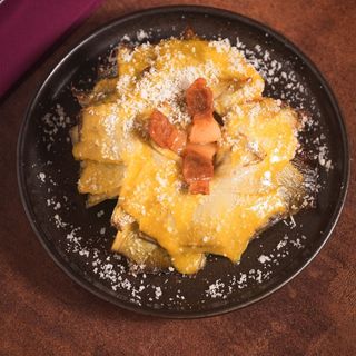 Alcachofa a la carbonara