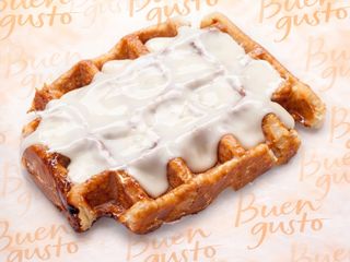 Gofre con Chocolate Blanco