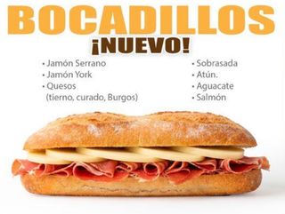 Bocadillo Salmón y Queso Burgos