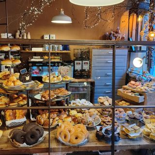 Taza metálica vintage verde