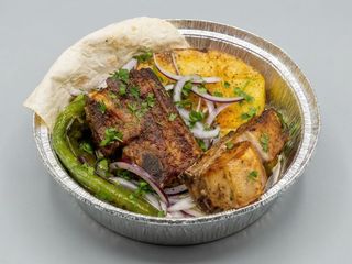 Costillas a la leña