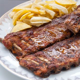 Costillas a la barbacoa 1/2