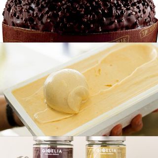 Combo Panettone Chocolate + Tarrina Isotérmica  de 1L + 1 Cremosi