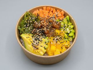 Poke Al Natural de Salmón