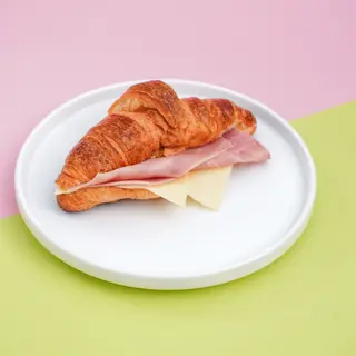 Croissant pernil dolç i formatge