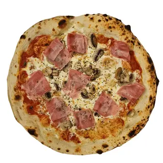 Pizza Jamón y Champiñones