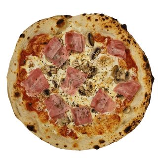Pizza Jamón y Champiñones