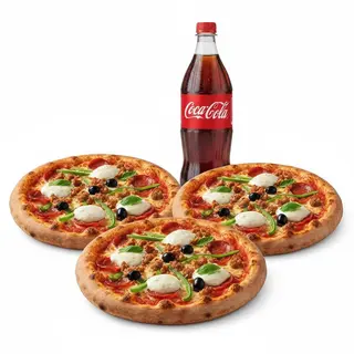 Combo Pizzas Pequeñas (3 Uds.)