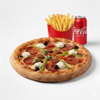 Combo Pizza Pequeña (1 Ud.)