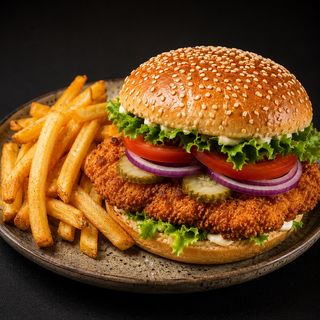 Hamburguesa Crispy De Pollo