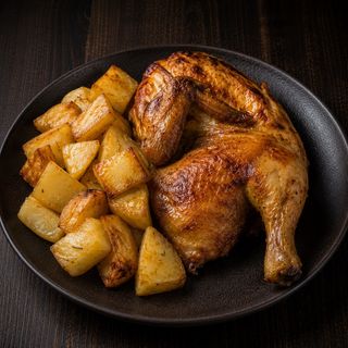 Pollo Asado (1/2 Ración)