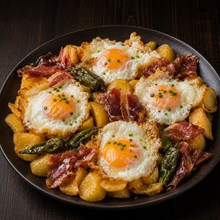 Plato De Huevos Rotos