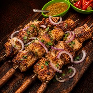 Mtsvadi Brochetas Georgianas (1/2 Ración)