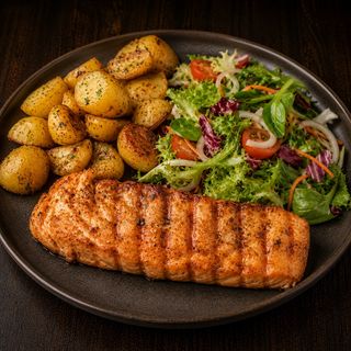 Plato Combinado de Salmón