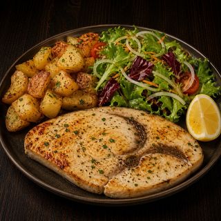 Plato Combinado de Pez Espada