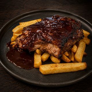 Costillas a la barbacoa