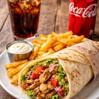 MENÚ SHAWARMA CON PAN NAN