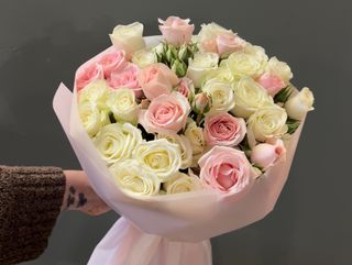 Mini Rosa Blanca y Rosa