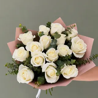 15 Rosas Blancas