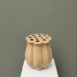 Jarrón Lotus Crema