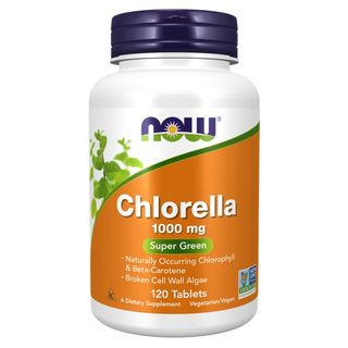 Chlorella 1000 mg NOW Foods — 120 comprimidos