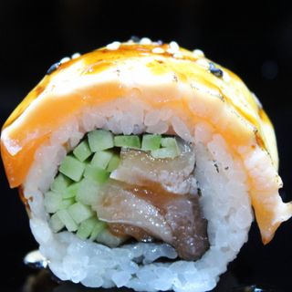 128.Uramaki pepino flambeado (8u)