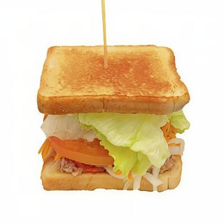 Sándwich vegetal de atún
