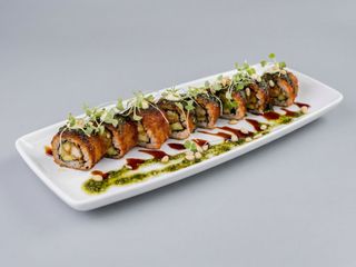 Maki de pollo teriyaki
