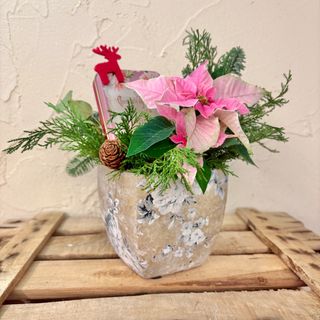 Mini flor Navidad con bombones