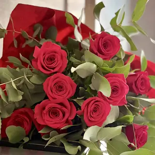 Ramo de 12 rosas rojas