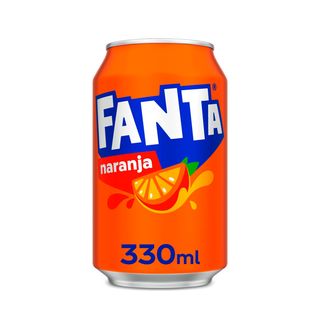 Fanta naranja lata 330ml.