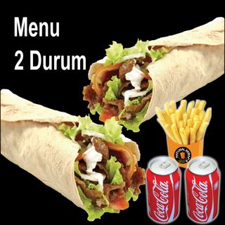 Menu 2 Durum con 1 patatas y 2 Latas