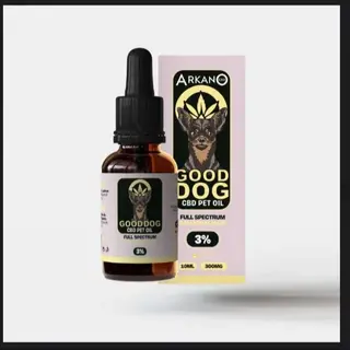Aceite CBD Arkano Gotero 3% para perros aroma a salmón.