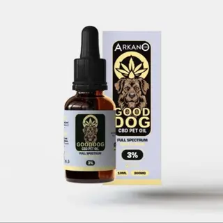Aceite CBD Arkano Gotero 3% para perros aroma a ternera.