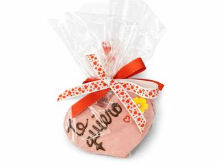 Corazón de fresa relleno de Lotus