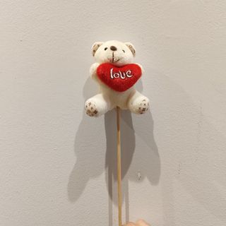 Peluche con palo (SÓLO PARA AÑADIR EN RAMOS DE FLORES)