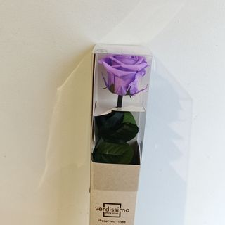 Rosa Preservada en Caja LILA