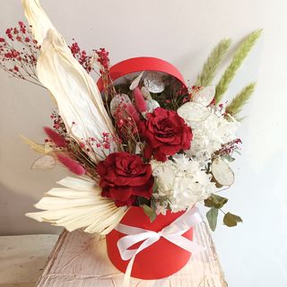 Caja flor seca " camelias"